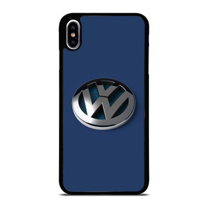 VW VOLKSWAGEN GLOSSY LOGO EMBLEM iPhone XS Max Case VW VOLKSWAGEN GLOSSY LOGO EMBLEM iPhone XS Max Case