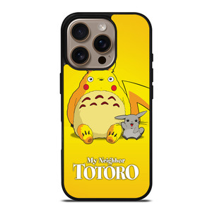 MY NEIGHBOR TOTORO X PIKACHU POKEMON iPhone 16 Pro Case MY NEIGHBOR TOTORO X PIKACHU POKEMON iPhone 16 Pro Case