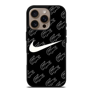 NIKE X LACOSTE PATTERN iPhone 16 Pro Case NIKE X LACOSTE PATTERN iPhone 16 Pro Case