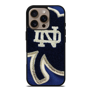 NOTRE DAME BLUE SHAMROCK LOGO iPhone 16 Pro Case