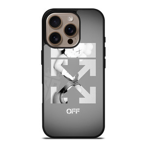 OFF WHITE KAWS iPhone 16 Pro Case