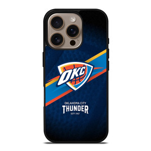 OKLAHOMA CITY THUNDER NBA TEAM iPhone 16 Pro Case OKLAHOMA CITY THUNDER NBA TEAM iPhone 16 Pro Case