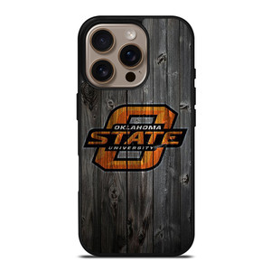OKLAHOMA STATE UNIVERSITY WOODEN LOGO iPhone 16 Pro Case OKLAHOMA STATE UNIVERSITY WOODEN LOGO iPhone 16 Pro Case