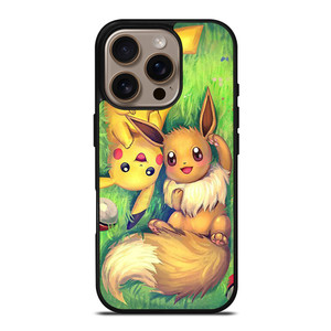 POKEMON EEVEE AND PIKACHU iPhone 16 Pro Case POKEMON EEVEE AND PIKACHU iPhone 16 Pro Case