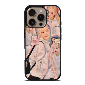 ROSE BLACKPINK CUTE COLLAGE iPhone 16 Pro Case ROSE BLACKPINK CUTE COLLAGE iPhone 16 Pro Case