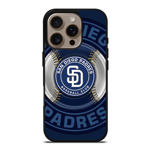 SAN DIEGO PADRES MLB LOGO iPhone 16 Pro Case SAN DIEGO PADRES MLB LOGO iPhone 16 Pro Case