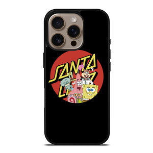SANTA CRUZ SKATEBOARD X SPONGEBOB iPhone 16 Pro Case SANTA CRUZ SKATEBOARD X SPONGEBOB iPhone 16 Pro Case
