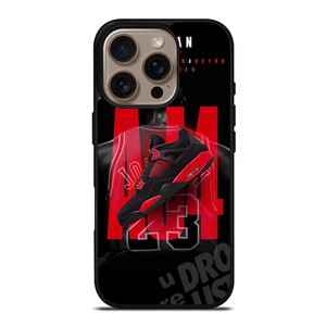 SHOES THUNDER RED JORDAN iPhone 16 Pro Case SHOES THUNDER RED JORDAN iPhone 16 Pro Case