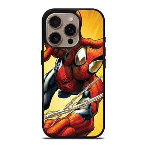 SPIDER MAN CARTOON SUPER HERO iPhone 16 Pro Case SPIDER MAN CARTOON SUPER HERO iPhone 16 Pro Case