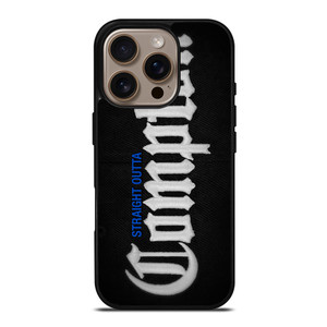 STRAIGHT OUTTA COMPTON EMBOSS iPhone 16 Pro Case STRAIGHT OUTTA COMPTON EMBOSS iPhone 16 Pro Case