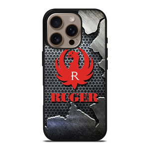 STURM RUGER FIREARM METAL LOGO 2 iPhone 16 Pro Case