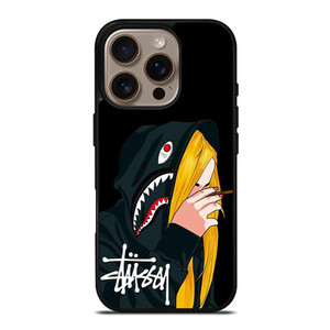 STUSSY BAPE SHARK iPhone 16 Pro Case