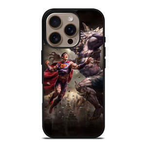 SUPERMAN VS DOOMSDAY ART iPhone 16 Pro Case SUPERMAN VS DOOMSDAY ART iPhone 16 Pro Case