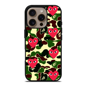 SUPREME BAPE COMME DES GARCONS iPhone 16 Pro Case SUPREME BAPE COMME DES GARCONS iPhone 16 Pro Case