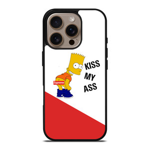 SUPREME BART SIMPSON KISS MY ASS iPhone 16 Pro Case SUPREME BART SIMPSON KISS MY ASS iPhone 16 Pro Case
