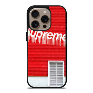 SUPREME MELTED RED HOUSE iPhone 16 Pro Case