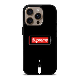 SUPREME PHONE LOW BATTERY iPhone 16 Pro Case SUPREME PHONE LOW BATTERY iPhone 16 Pro Case
