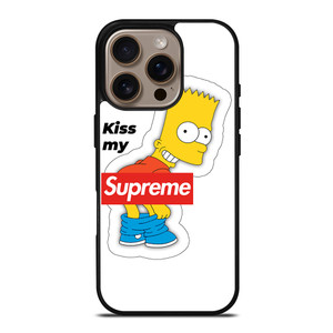 THE SIMPSONS KISS MY SUPREME iPhone 16 Pro Case THE SIMPSONS KISS MY SUPREME iPhone 16 Pro Case