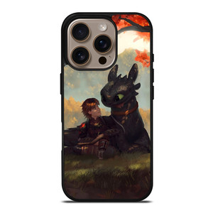 TOOTHLESS AND HICCUP ART iPhone 16 Pro Case