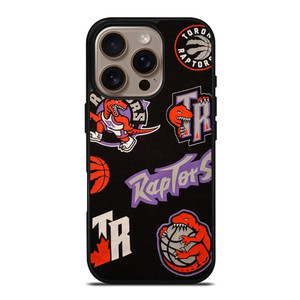 TORONTO RAPTORS LOGO COLLAGE iPhone 16 Pro Case