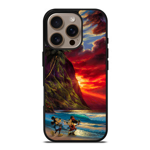 TROPICAL BEAUTIFUL MICKEY MINNIE iPhone 16 Pro Case TROPICAL BEAUTIFUL MICKEY MINNIE iPhone 16 Pro Case