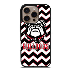 UGA GEORGIA BULLDOGS STRIPE LOGO iPhone 16 Pro Case UGA GEORGIA BULLDOGS STRIPE LOGO iPhone 16 Pro Case