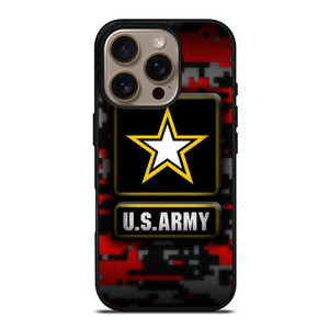 US ARMY CAMO LOGO iPhone 16 Pro Case US ARMY CAMO LOGO iPhone 16 Pro Case