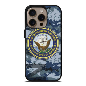 US NAVY CAMO LOGO iPhone 16 Pro Case US NAVY CAMO LOGO iPhone 16 Pro Case