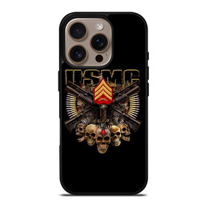 USMC MARINE CORPS SKULL LOGO iPhone 16 Pro Case USMC MARINE CORPS SKULL LOGO iPhone 16 Pro Case