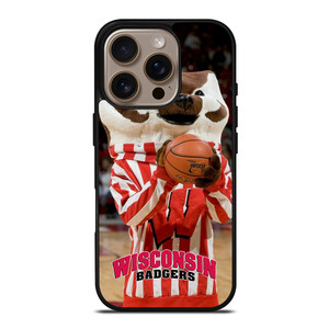 WISCONSIN BADGER MASCOT 2 iPhone 16 Pro Case WISCONSIN BADGER MASCOT 2 iPhone 16 Pro Case