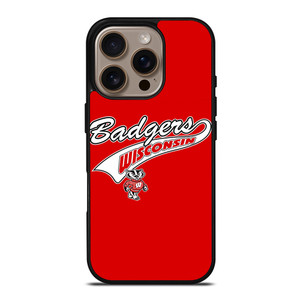 WISCONSIN BADGERS FOOTBALL SYMBOL iPhone 16 Pro Case WISCONSIN BADGERS FOOTBALL SYMBOL iPhone 16 Pro Case
