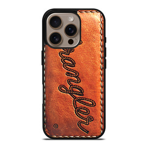 WRANGLER JEANS LOGO LEATHER iPhone 16 Pro Case WRANGLER JEANS LOGO LEATHER iPhone 16 Pro Case