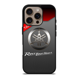 YAMAHA REVS YOUR HEART METAL LOGO iPhone 16 Pro Case