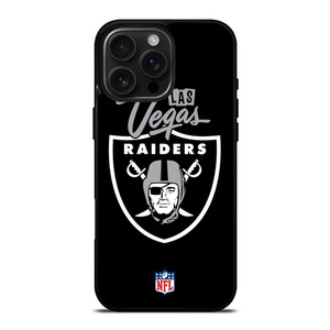 LAS VEGAS RAIDERS NFL LOGO iPhone 16 Pro Max Case