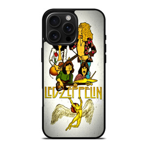 LED ZEPPELIN ROCK BAND ART iPhone 16 Pro Max Case