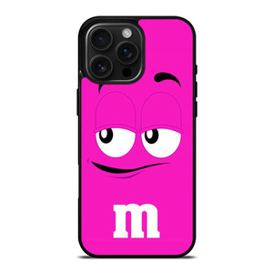 M&M PINK iPhone 16 Pro Max Case