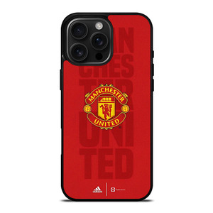 MANCHESTER UNITED FC ADIDAS LOGO iPhone 16 Pro Max Case