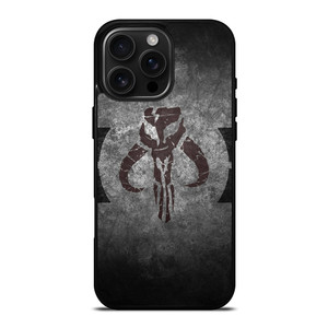 MANDALORIAN STAR WARS HEAD EMBLEM iPhone 16 Pro Max Case MANDALORIAN STAR WARS HEAD EMBLEM iPhone 16 Pro Max Case