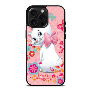 MARIE THE ARISTOCATS CAT FLOWER DISNEY iPhone 16 Pro Max Case