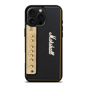 MARSHALL AMPLIFICATION GOLD iPhone 16 Pro Max Case