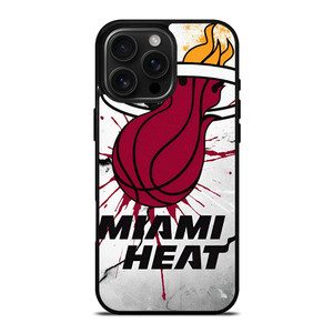 MIAMI HEAT CRACKED LOGO iPhone 16 Pro Max Case MIAMI HEAT CRACKED LOGO iPhone 16 Pro Max Case