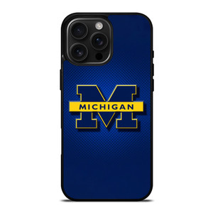 MICHIGAN WOLVERINES NFL LOGO iPhone 16 Pro Max Case
