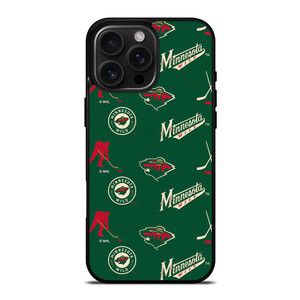 MINNESOTA WILD NHL PATTERN iPhone 16 Pro Max Case