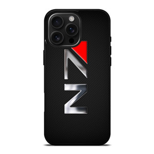 N7 MASS EFFECT CARBON LOGO iPhone 16 Pro Max Case N7 MASS EFFECT CARBON LOGO iPhone 16 Pro Max Case