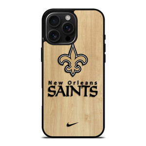NEW ORLEANS SAINTS NIKE WOOD iPhone 16 Pro Max Case