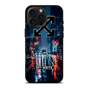 OFF WHITE NIGHT CITY iPhone 16 Pro Max Case OFF WHITE NIGHT CITY iPhone 16 Pro Max Case