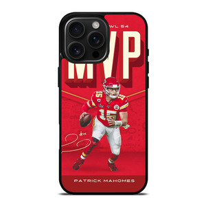 PATRICK MAHOMES KANSAS CITY CHIEFS MVP iPhone 16 Pro Max Case PATRICK MAHOMES KANSAS CITY CHIEFS MVP iPhone 16 Pro Max Case