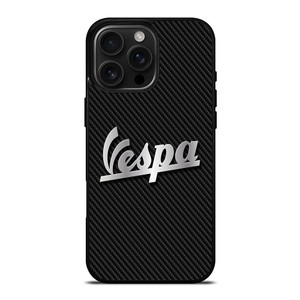 PIAGGIO VESPA METAL CARBON LOGO iPhone 16 Pro Max Case PIAGGIO VESPA METAL CARBON LOGO iPhone 16 Pro Max Case