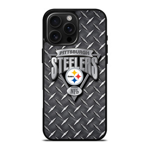 PITTSBURGH STEELERS METAL LOGO iPhone 16 Pro Max Case PITTSBURGH STEELERS METAL LOGO iPhone 16 Pro Max Case