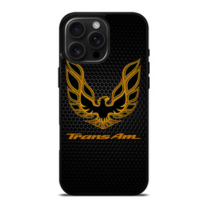 PONTIAC TRANS AM FIREBIRD METAL LOGO iPhone 16 Pro Max Case PONTIAC TRANS AM FIREBIRD METAL LOGO iPhone 16 Pro Max Case